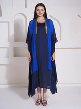 ROYAL RADIANCE KAFTAN CAPE WITH DRESS