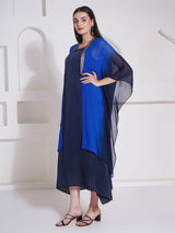 ROYAL RADIANCE KAFTAN CAPE WITH DRESS