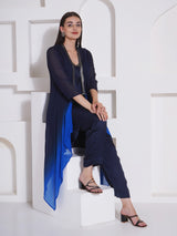 ROYAL RADIANCE CO-ORD WITH CAPE STYLE JACKET