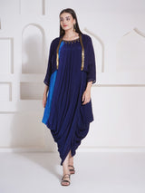 ROYAL RADIANCE SHRUG WITH DHOTI DRAPE GOWN