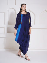 ROYAL RADIANCE SHRUG WITH DHOTI DRAPE GOWN