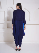 ROYAL RADIANCE SHRUG WITH DHOTI DRAPE GOWN