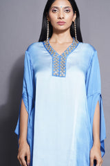 FROSTED SAPHHIRE SIDE TAIL CO-ORD SET