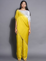 CITRINE CHARM ASYMMETRIC DRAPE CORD-SET