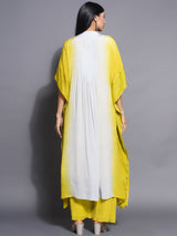 CITRINE CHARM PLEATED NECKLINE KAFTAN SET