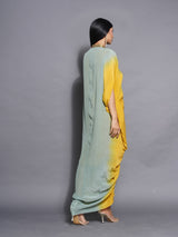 GOLDEN SAGE BUTTERFLY DRESS