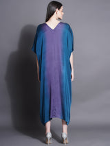 TEAL TITANIUM JEWELLED KAFTAN