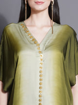 MEHENDI MIST JEWELLED KAFTAN