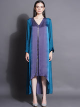 GREY GOLD CURVE HEM KURTA SET