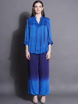 MIDNIGHT MIST SHIBORI DYED CO-ORD SET