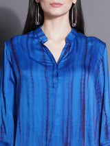 MIDNIGHT MIST SHIBORI DYED CO-ORD SET