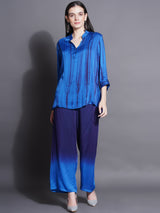 MIDNIGHT MIST SHIBORI DYED CO-ORD SET
