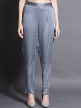 GREY GOLD CONTOUR DRAPE CO-ORD SET