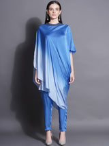 FROSTED SAPPHIRE CONTOUR DRAPE CO-ORD SET