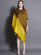 RADHIKA PANDIT IN MEHNDI MELLOW CONTOUR DRAPE CO-ORD SET