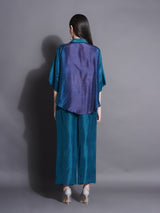 TEAL TITANIUM LAPEL COLLAR CORD-SET