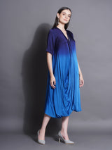 COWL DRAPE DRESS