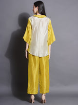 CITRINE CHARM LAPEL COLLAR CORD-SET