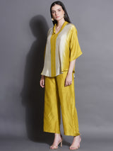 CITRINE CHARM LAPEL COLLAR CORD-SET