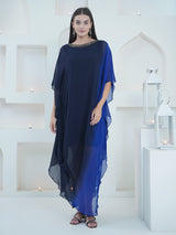 ROYAL RADIANCE ONE SIDE COWL KAFTAN