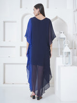 ROYAL RADIANCE ONE SIDE COWL KAFTAN