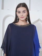 ROYAL RADIANCE ONE SIDE COWL KAFTAN