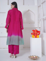 ROSE REEF STRIGHT CUT BEADED OVERLAY WITH CO-ORD SET