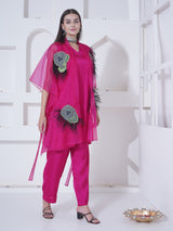 ROSE FETHER EDGE KAFTAN OVERLAY WITH CO-ORD SET