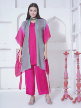 ROSE REEF BOHO BEADED KAFTAN OVERLAY WITH CO-ORD SET