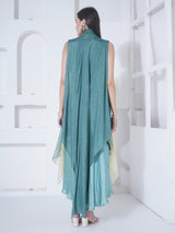 MARINE GLOW PRINCESS FLARE SEQUINNNED CAPE SET