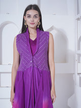 PURPLE POP PRINCESS FLARE MIRROR MAZE CAPE SET