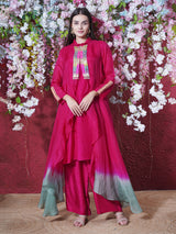 ROSE REEF LOOMWORK PEPLUM FLARE CAPE SET