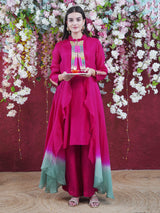 ROSE REEF LOOMWORK PEPLUM FLARE CAPE SET