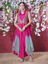 ROSE REEF PRINCESS FLARE SEQUINNNED CAPE SET