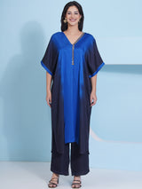 ROYAL RADIANCE METAL MIRAGE KAFTAN SET