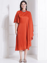 FIRE FLARE ONE SIDE FLOW DRESS