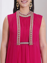 ROSE PINK PEARL DROP MORROCAN WRAP