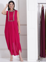 ROSE PINK PEARL DROP MORROCAN WRAP