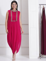 ROSE PINK PEARL DROP MORROCAN WRAP