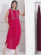 ROSE PINK PEARL DROP MORROCAN WRAP