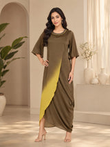 MEHENDI MUSE DRAPED DRESS