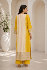 GOLDEN GLOW CLASSIC LONG STRAIGHT KURTA