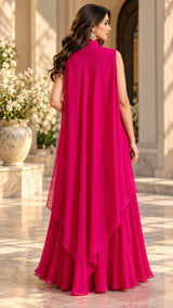 ROSE REEF PRINCESS FLARE SEQUINNNED CAPE SET