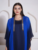 ROYAL RADIANCE KAFTAN CAPE WITH DRESS