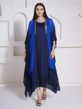 ROYAL RADIANCE KAFTAN CAPE WITH DRESS