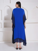 ROYAL RADIANCE KAFTAN CAPE WITH DRESS