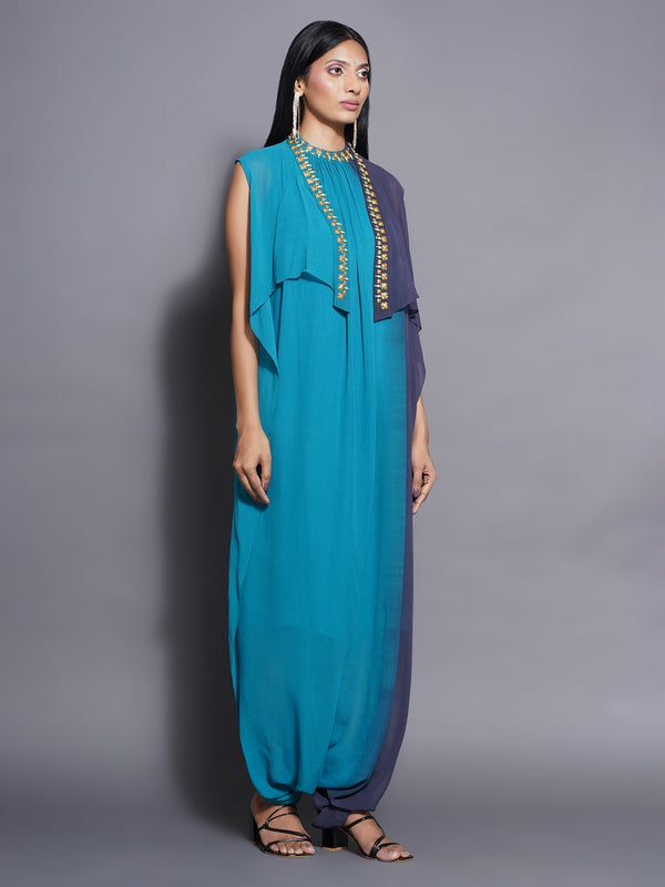 OCEAN OVERCAST INDO-MORROCAN WRAP