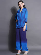 MIDNIGHT MIST SHIBORI DYED CO-ORD SET