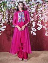 ROSE ROMANCE BOHO BEAD PEPLUM FLARE CAPE SET