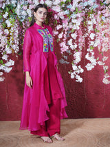 ROSE ROMANCE BOHO BEAD PEPLUM FLARE CAPE SET